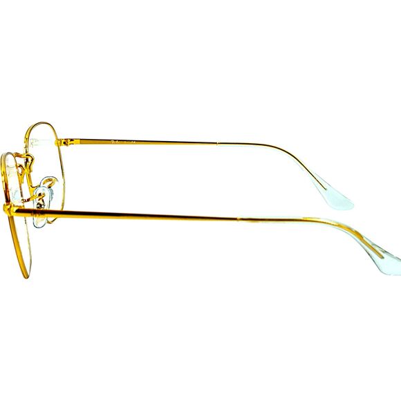 Ray Ban RB6448 Unisex Metal Eyeglass Frame 3104 White On Legend Gold 48-21 - Picture 4 of 5